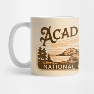 Acadia National Park Vintage Mug